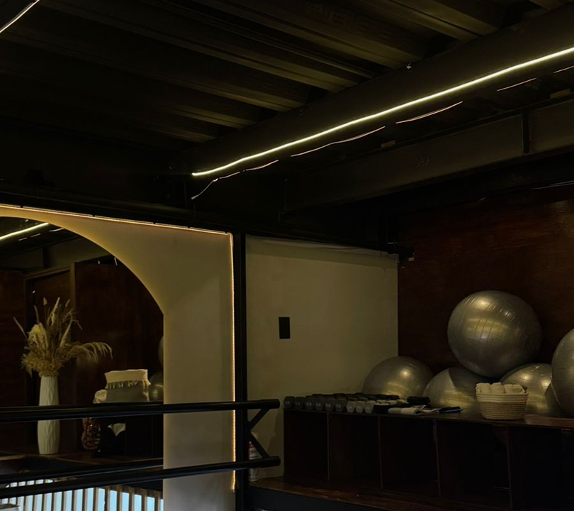 Imagem da estrutura da academia