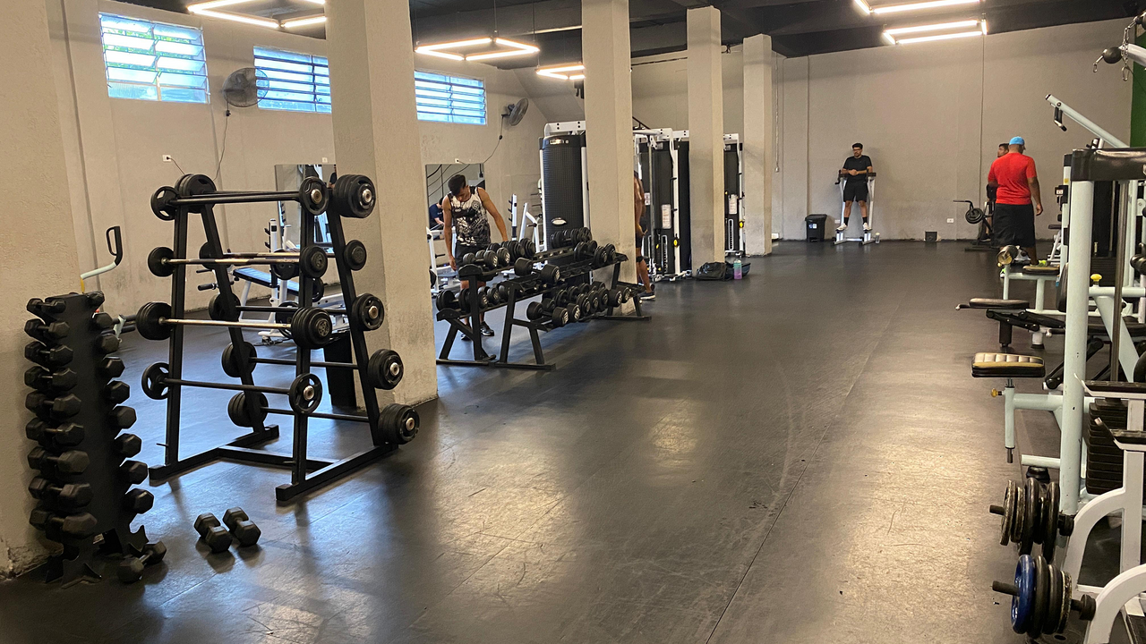 Imagem da estrutura da academia