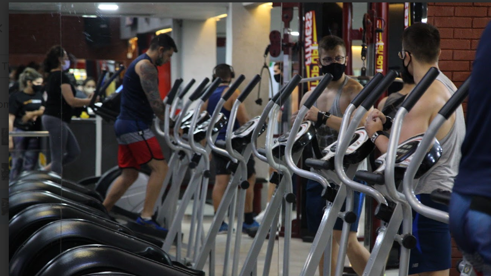 Imagem da estrutura da academia