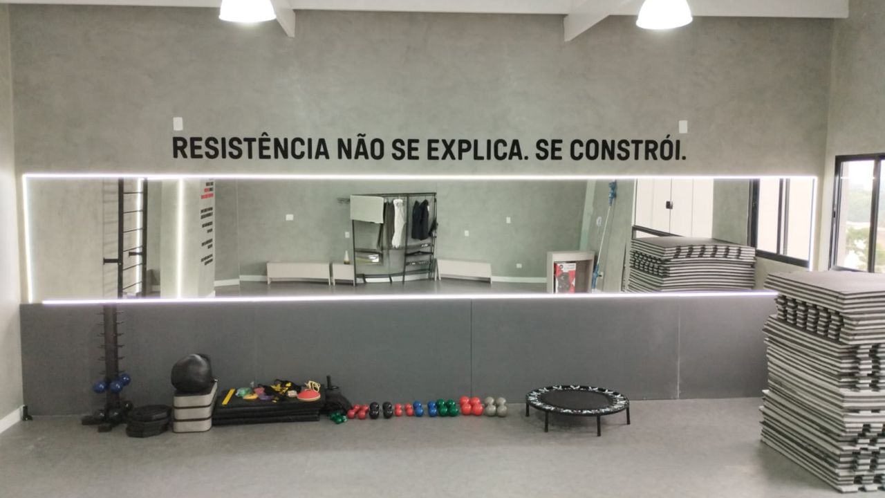 Imagem da estrutura da academia