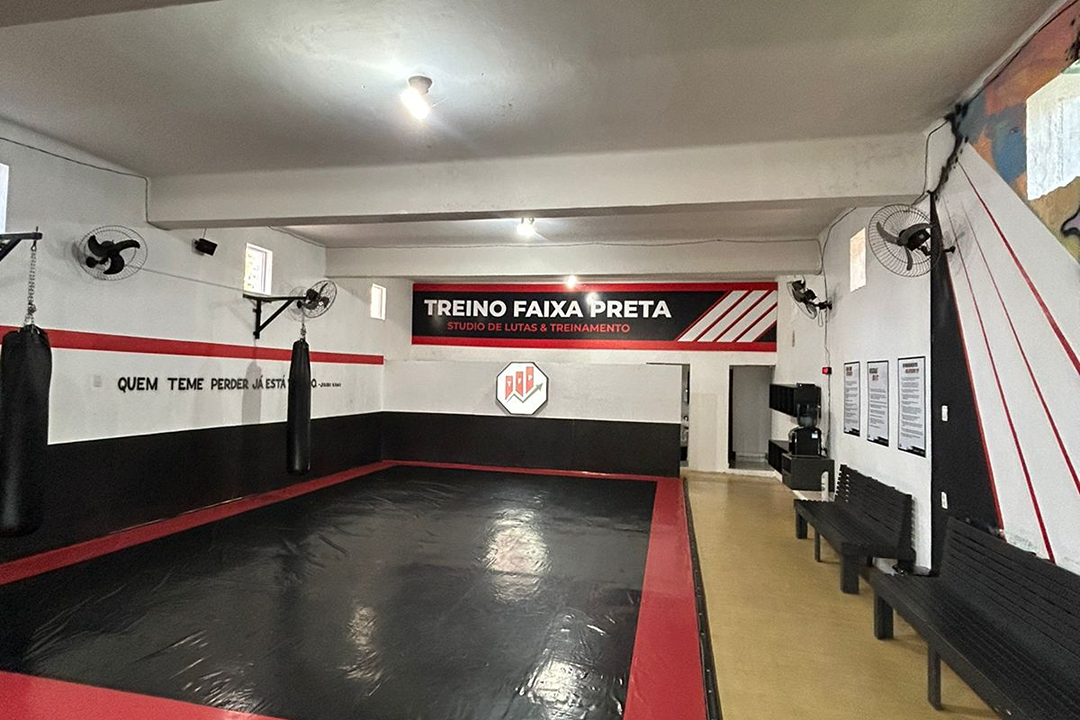 Imagem da estrutura da academia