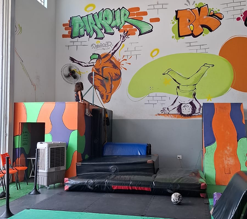 Imagem da estrutura da academia