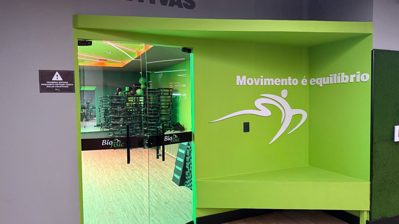 Imagem da estrutura da academia