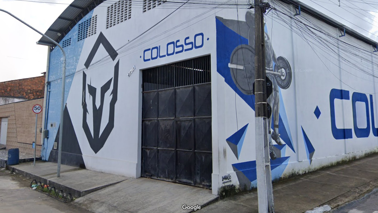 Imagem da estrutura da academia