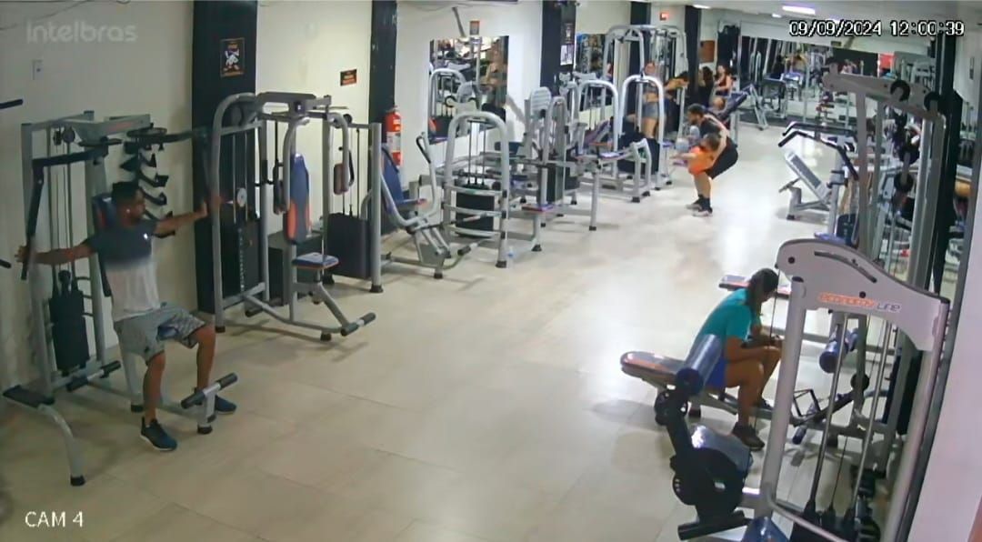 Imagem da estrutura da academia
