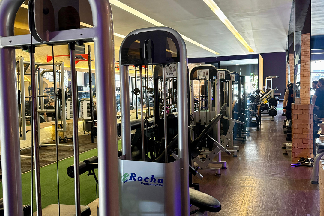 Imagem da estrutura da academia