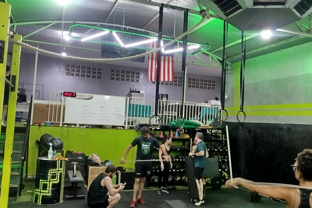 Imagem da estrutura da academia