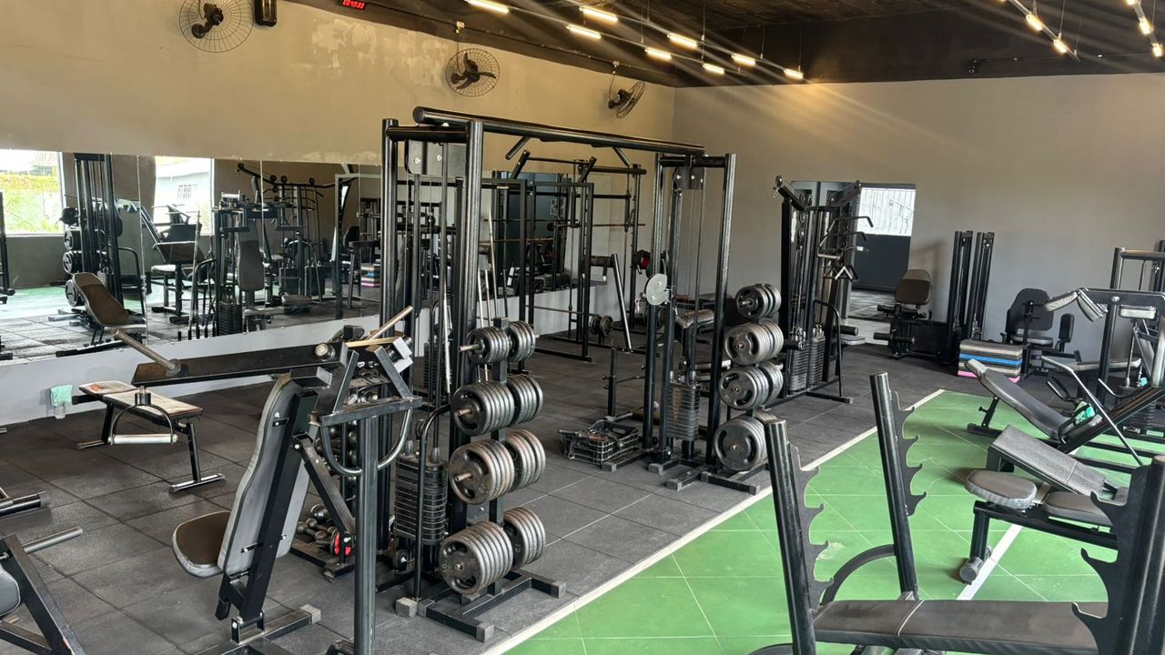 Imagem da estrutura da academia