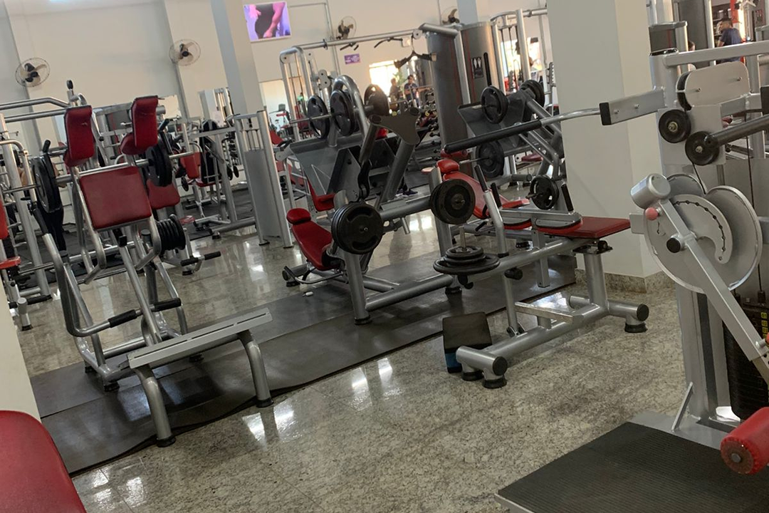 Imagem da estrutura da academia