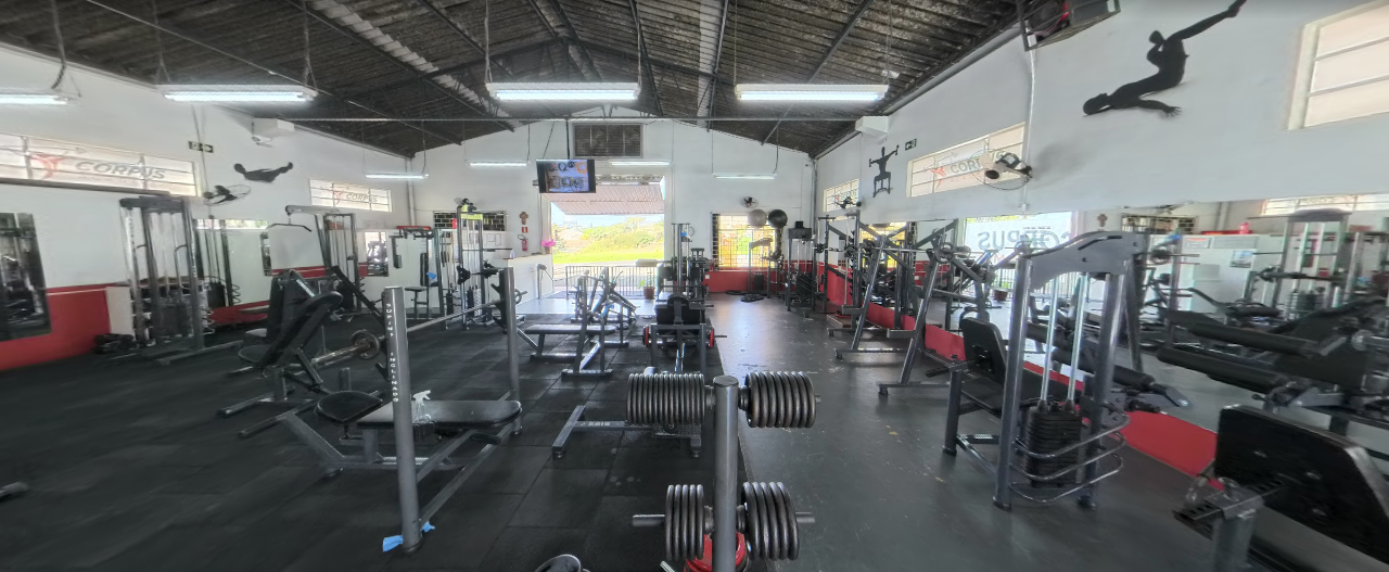 Imagem da estrutura da academia