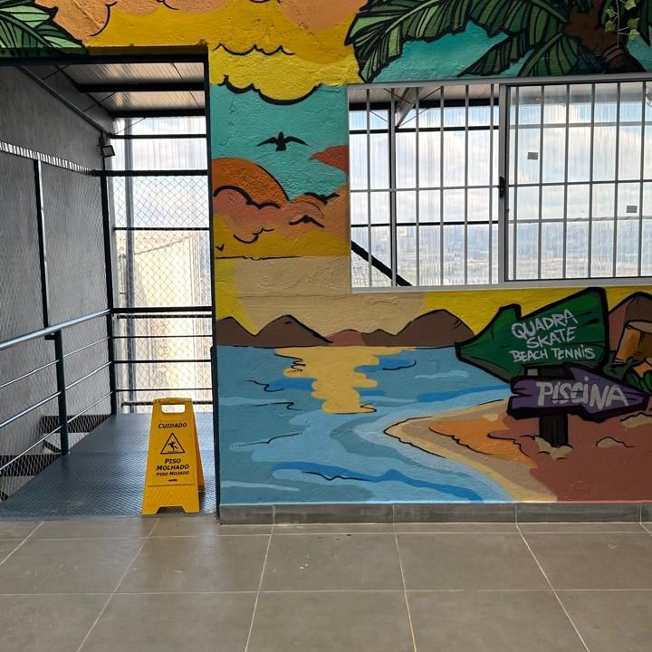 Imagem da estrutura da academia