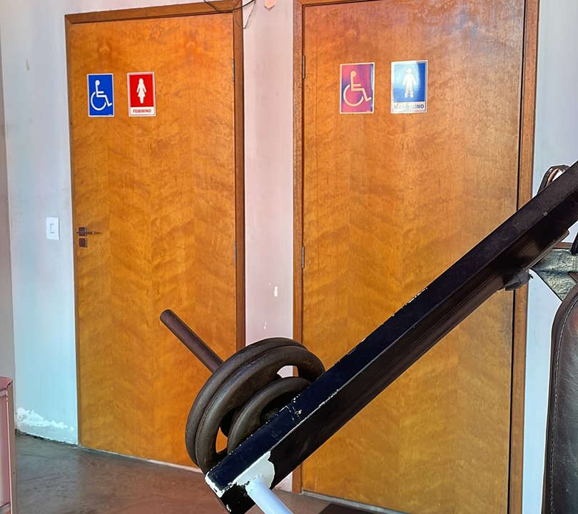 Imagem da estrutura da academia