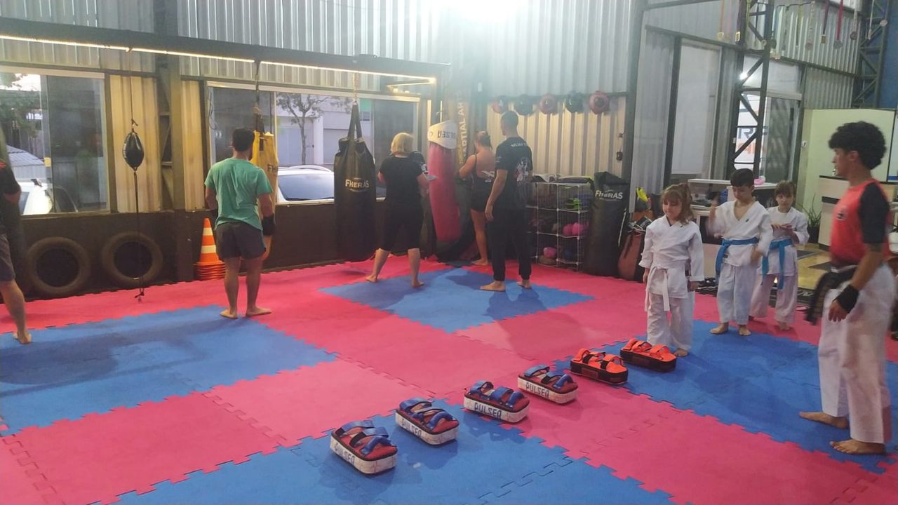 Imagem da estrutura da academia