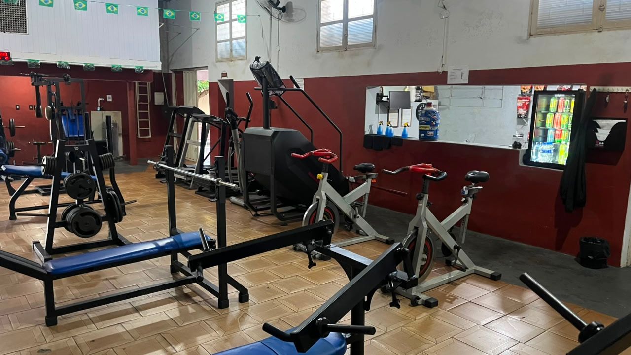 Imagem da estrutura da academia