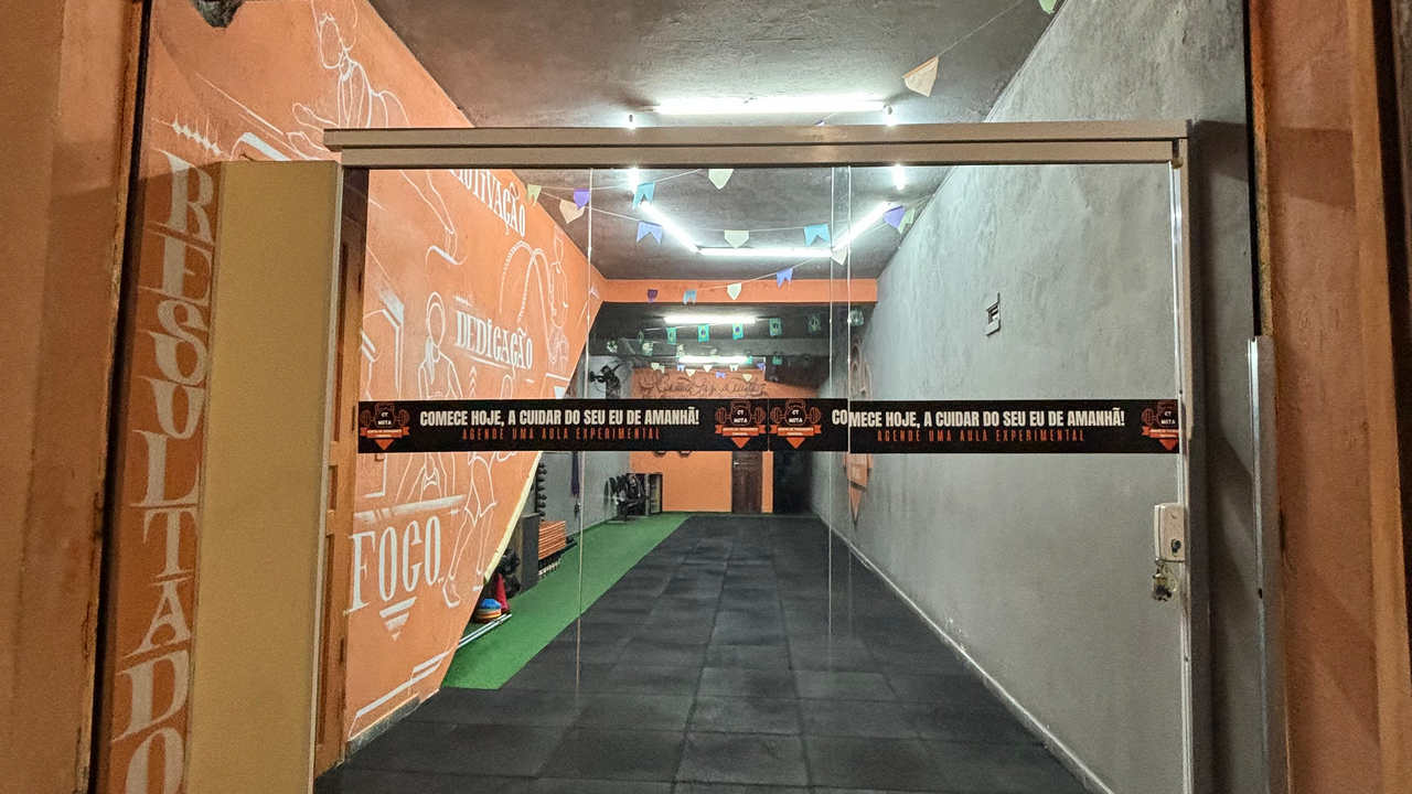 Imagem da estrutura da academia