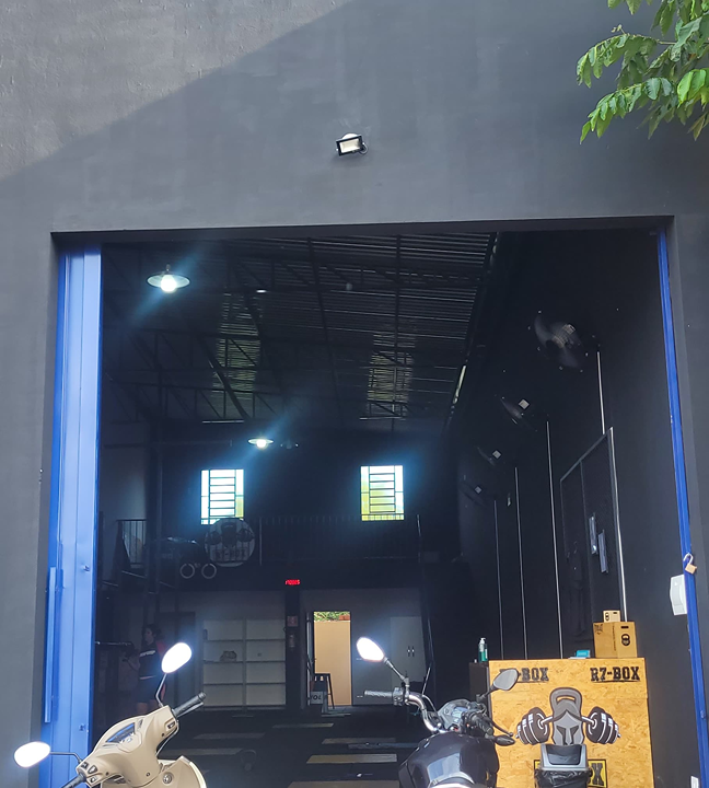 Imagem da estrutura da academia