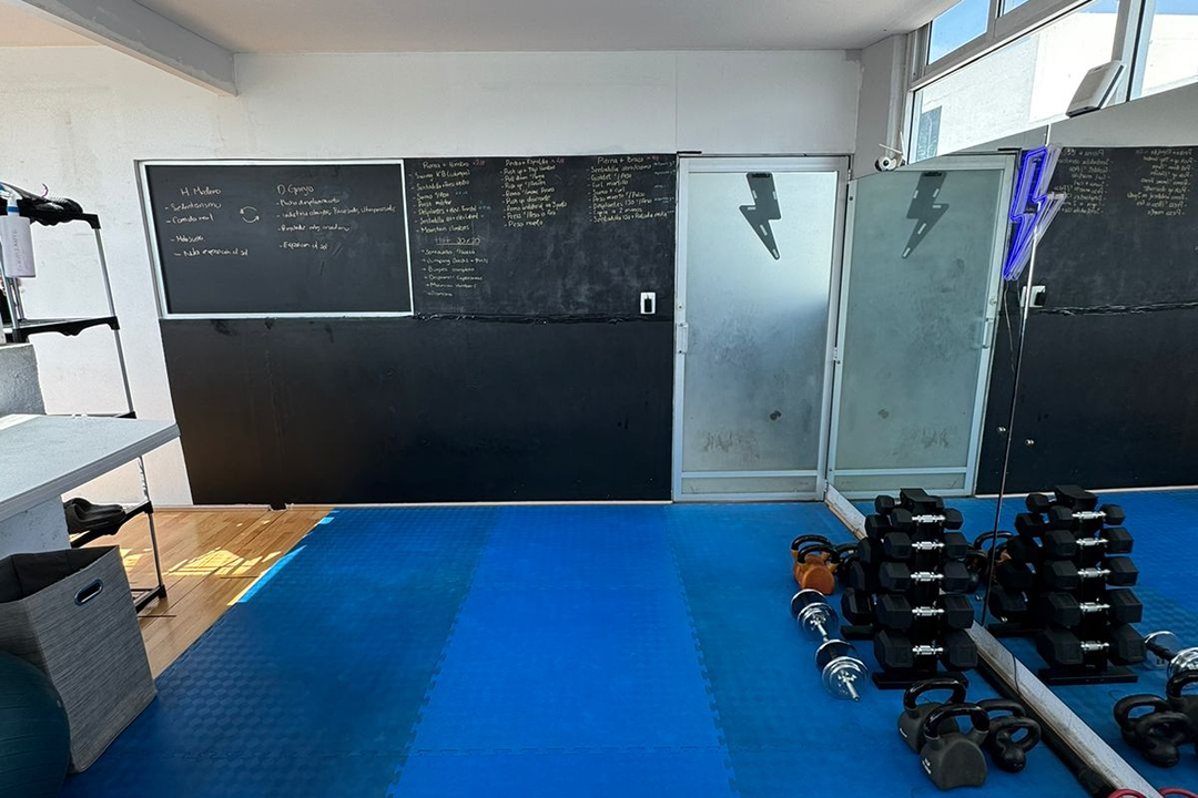 Imagem da estrutura da academia