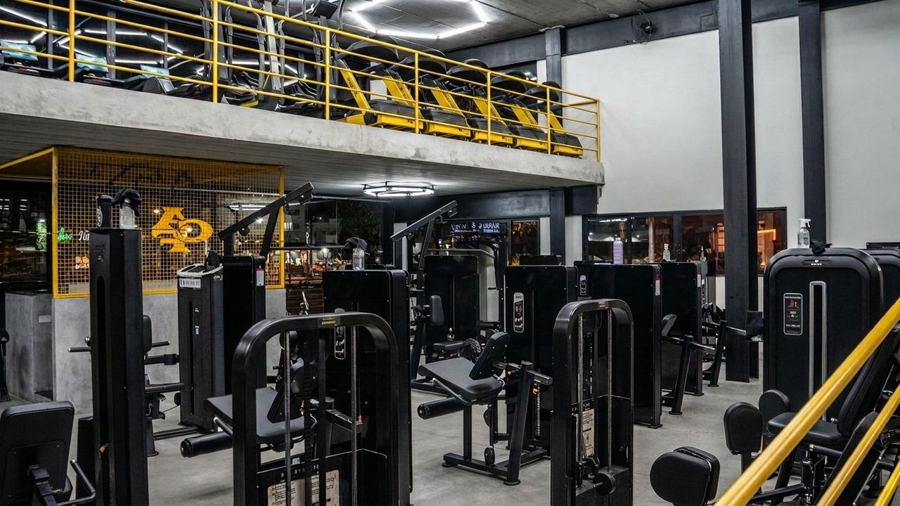 Imagem da estrutura da academia