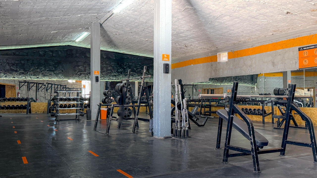 Imagem da estrutura da academia