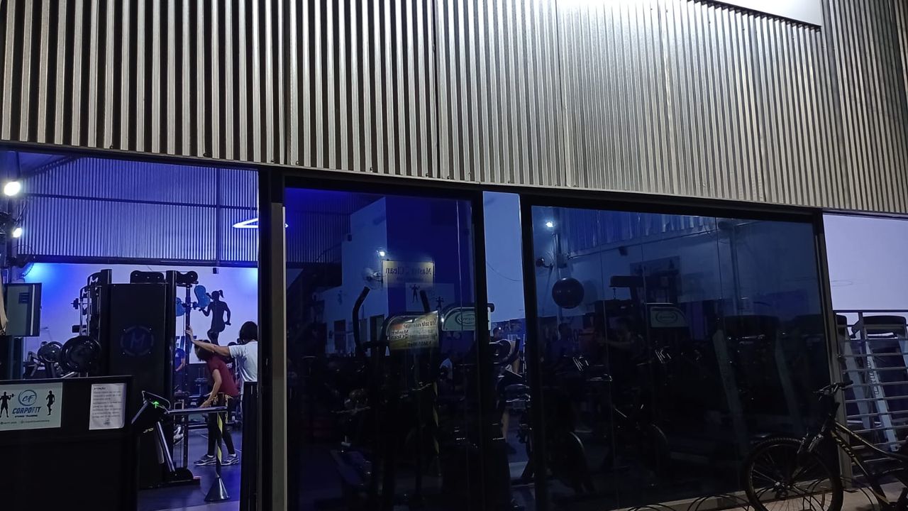 Imagem da estrutura da academia