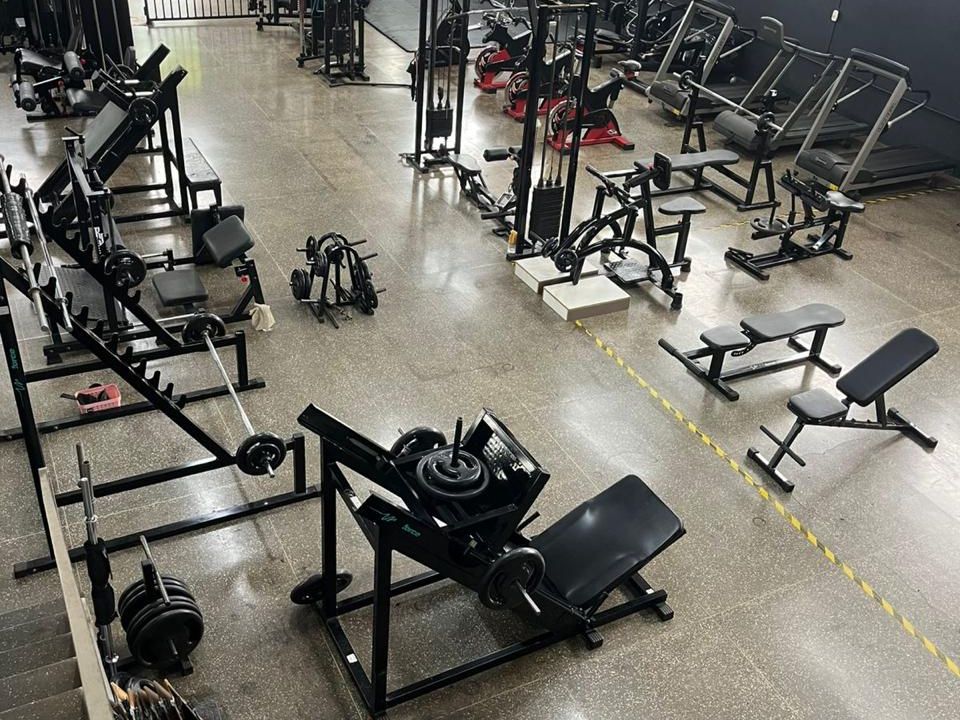 Imagem da estrutura da academia