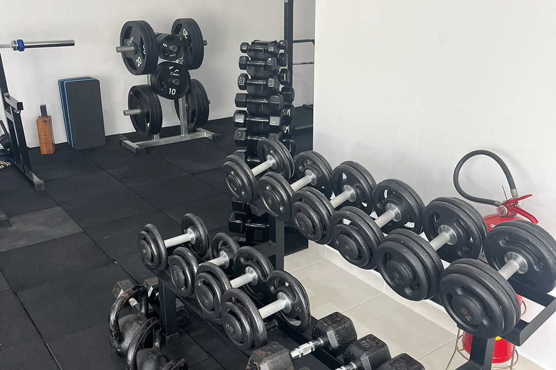 Imagem da estrutura da academia