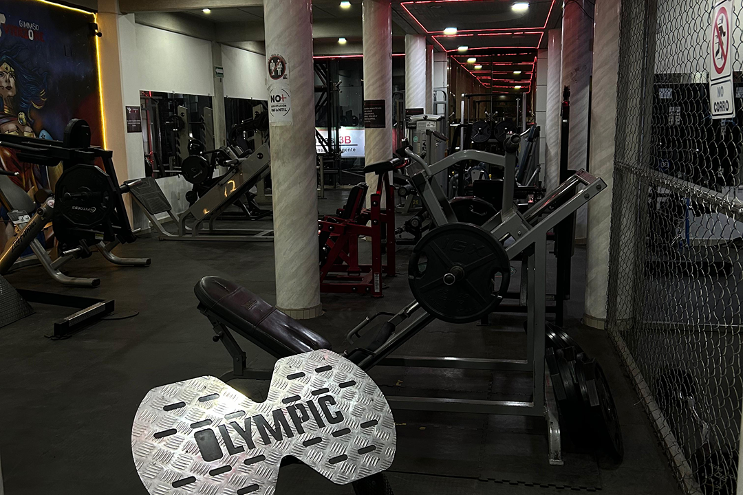 Imagem da estrutura da academia