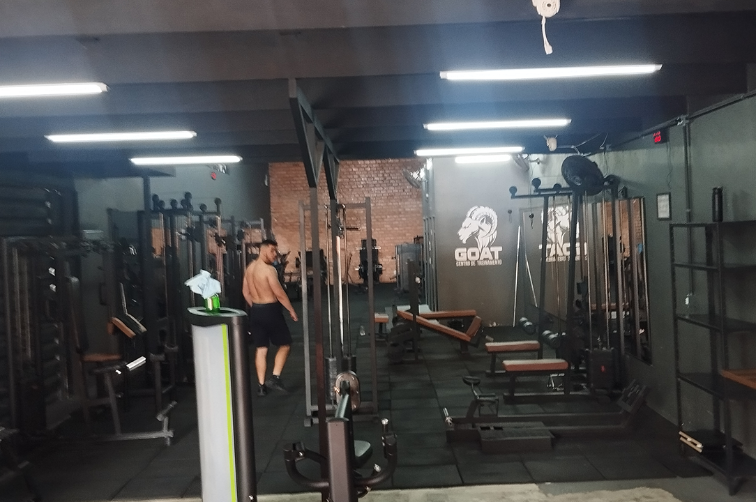 Imagem da estrutura da academia