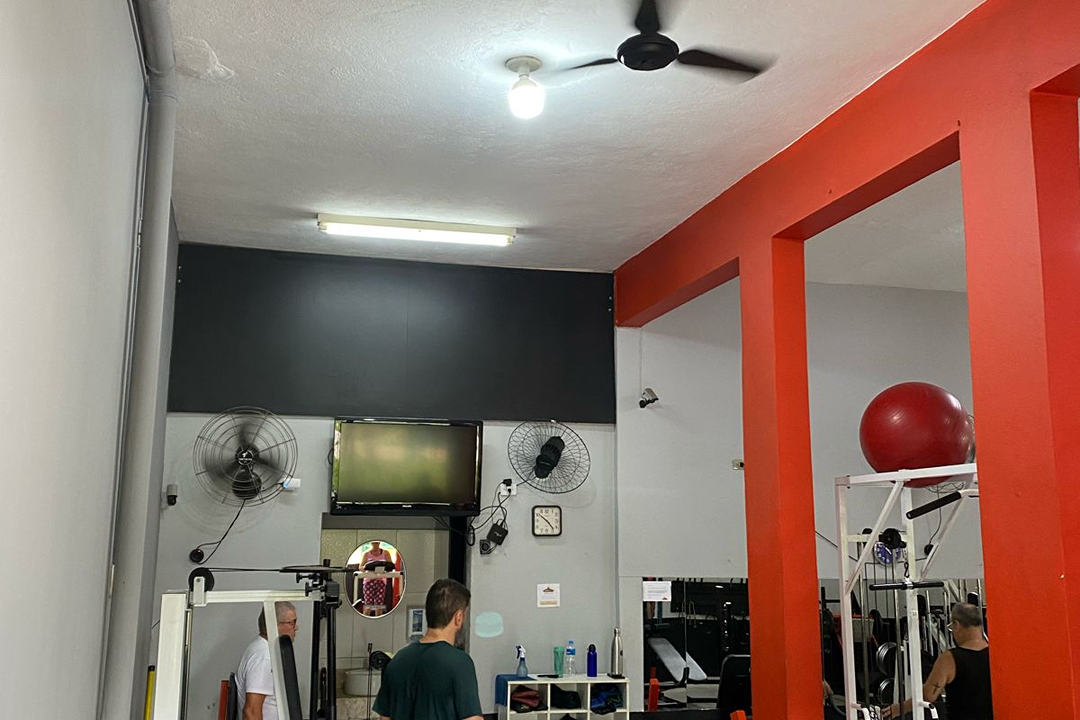 Imagem da estrutura da academia