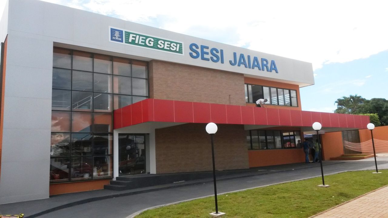 Imagem da estrutura da academia