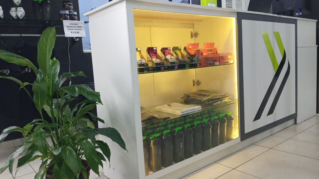 Imagem da estrutura da academia