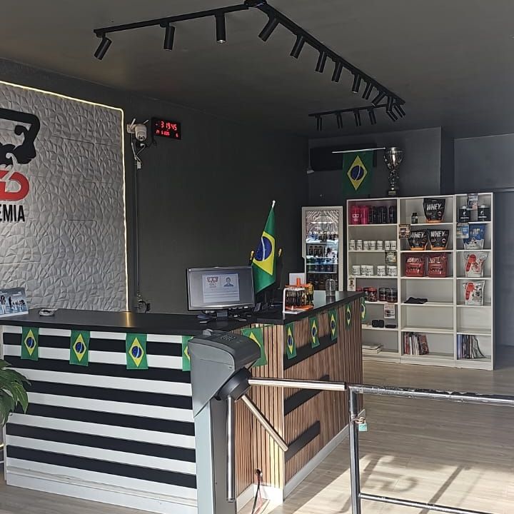 Imagem da estrutura da academia