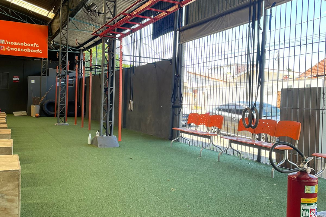 Imagem da estrutura da academia