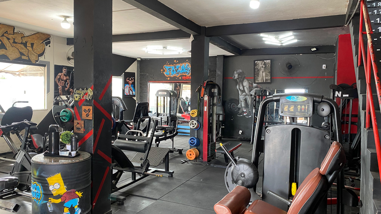 Imagem da estrutura da academia