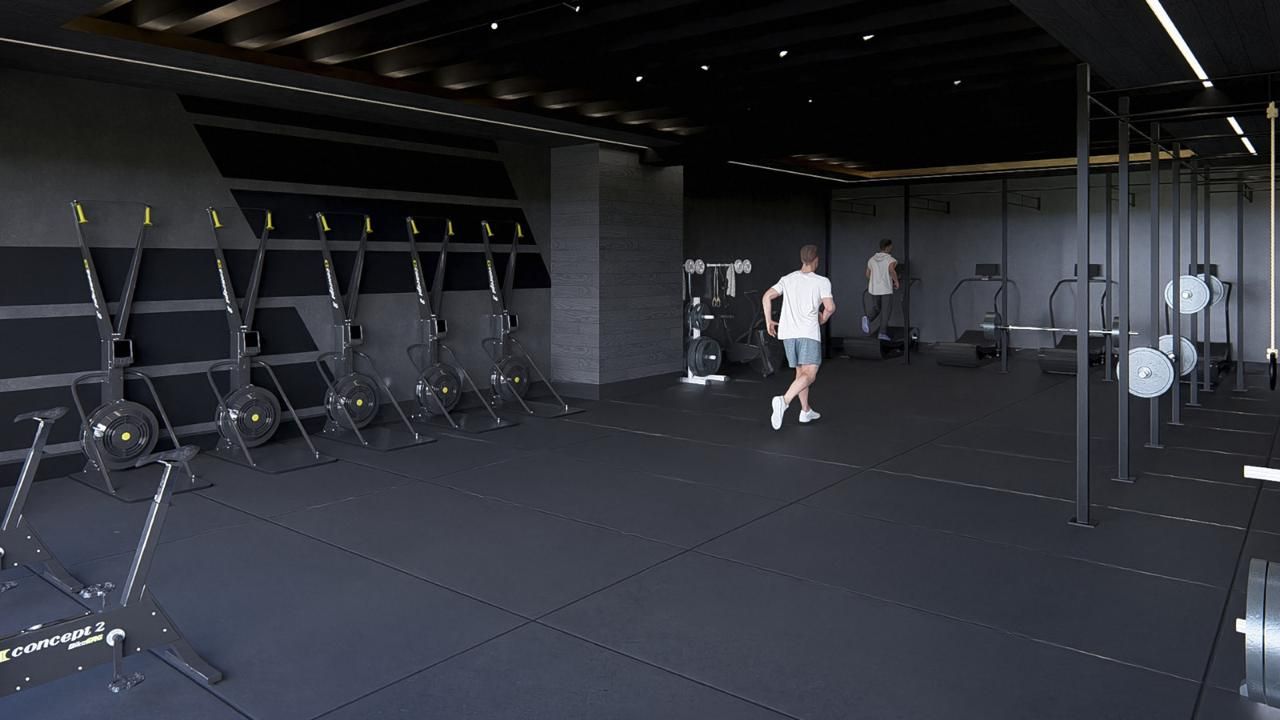 Imagem da estrutura da academia