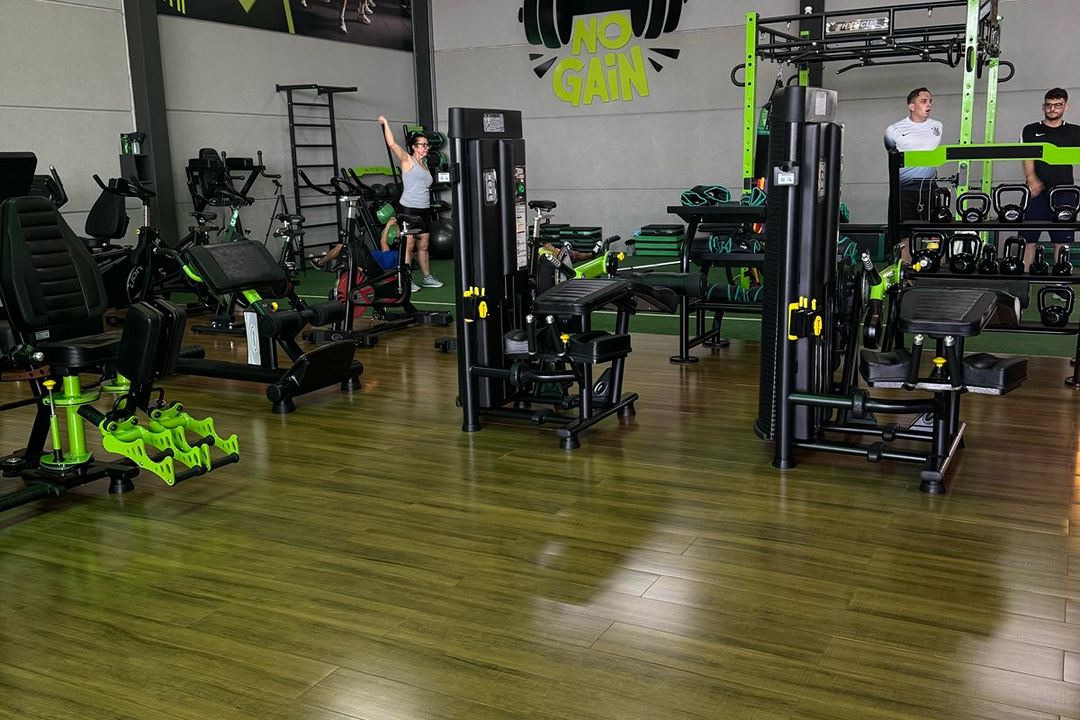 Imagem da estrutura da academia