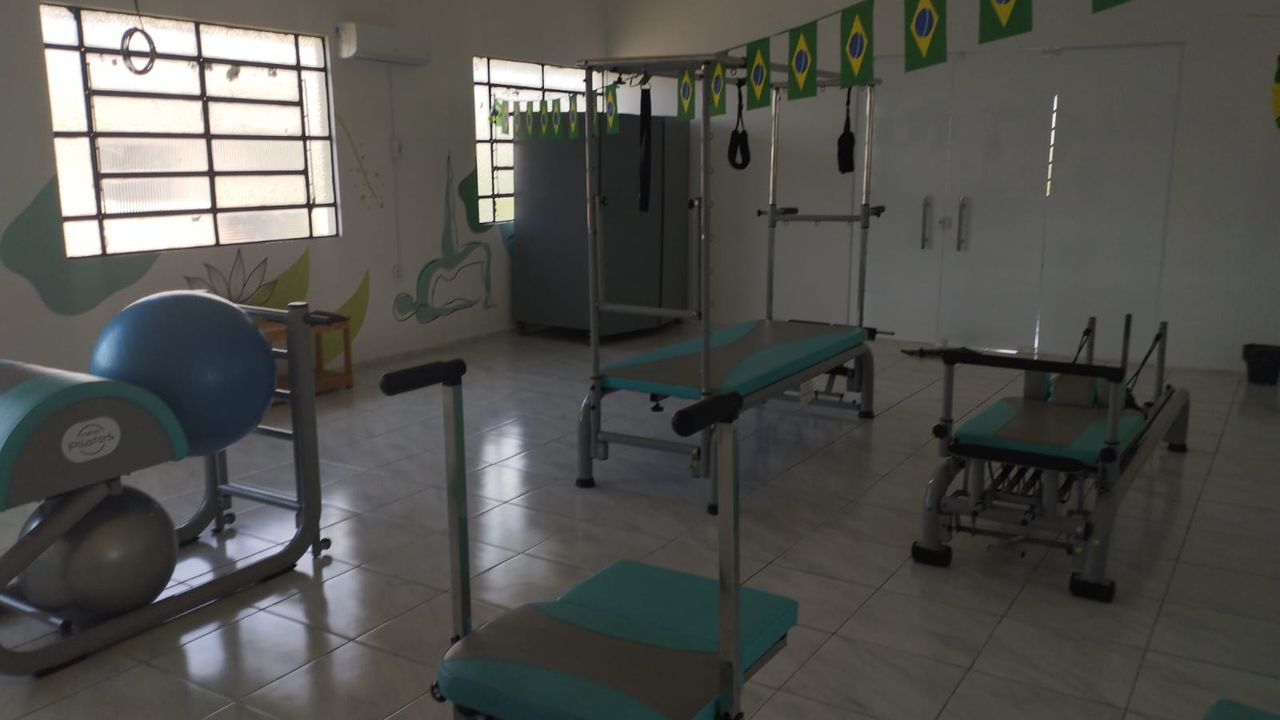 Imagem da estrutura da academia