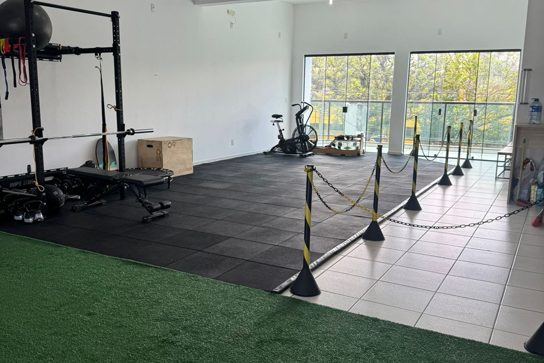 Imagem da estrutura da academia