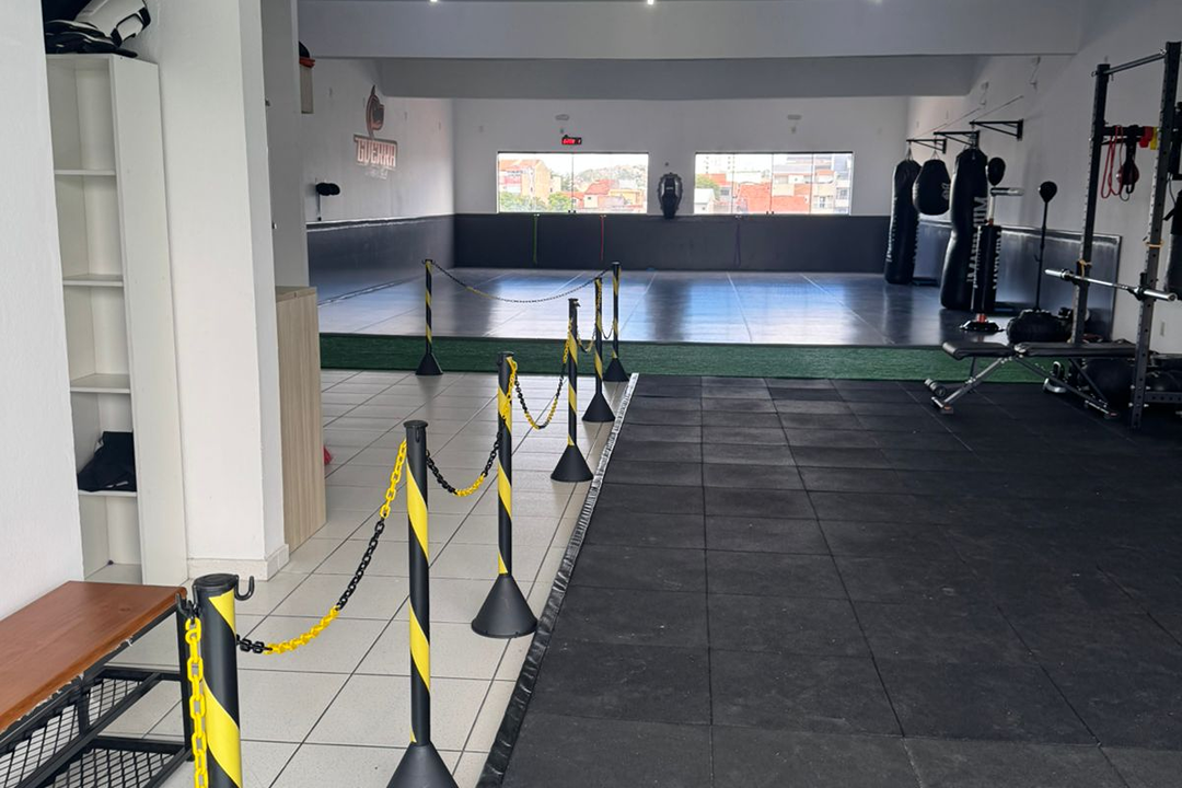 Imagem da estrutura da academia