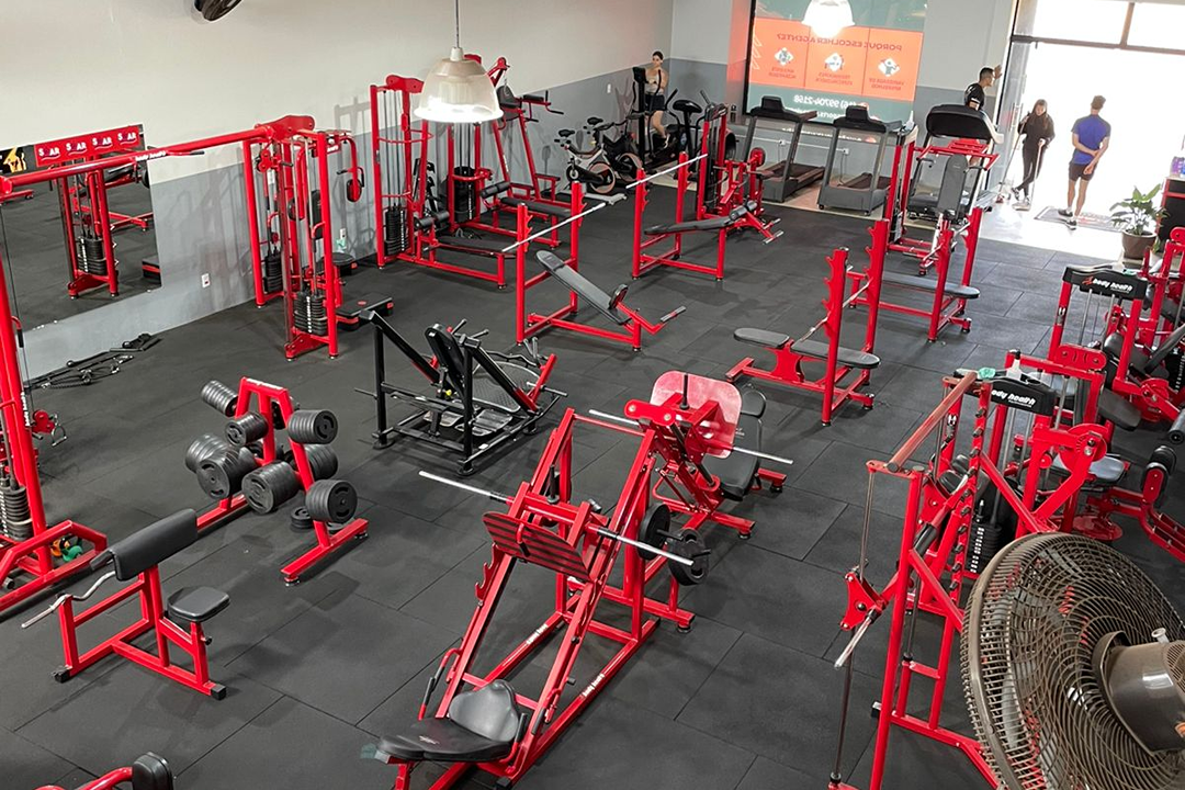 Imagem da estrutura da academia