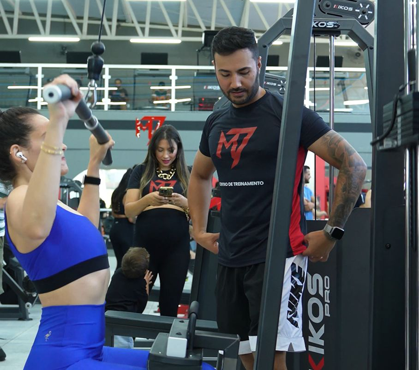 Imagem da estrutura da academia