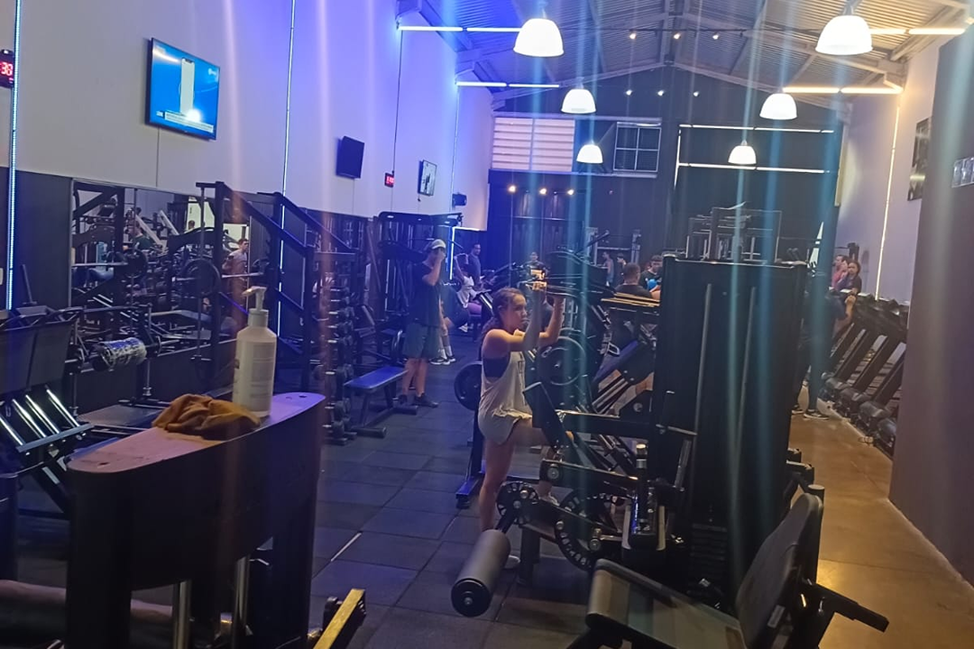 Imagem da estrutura da academia