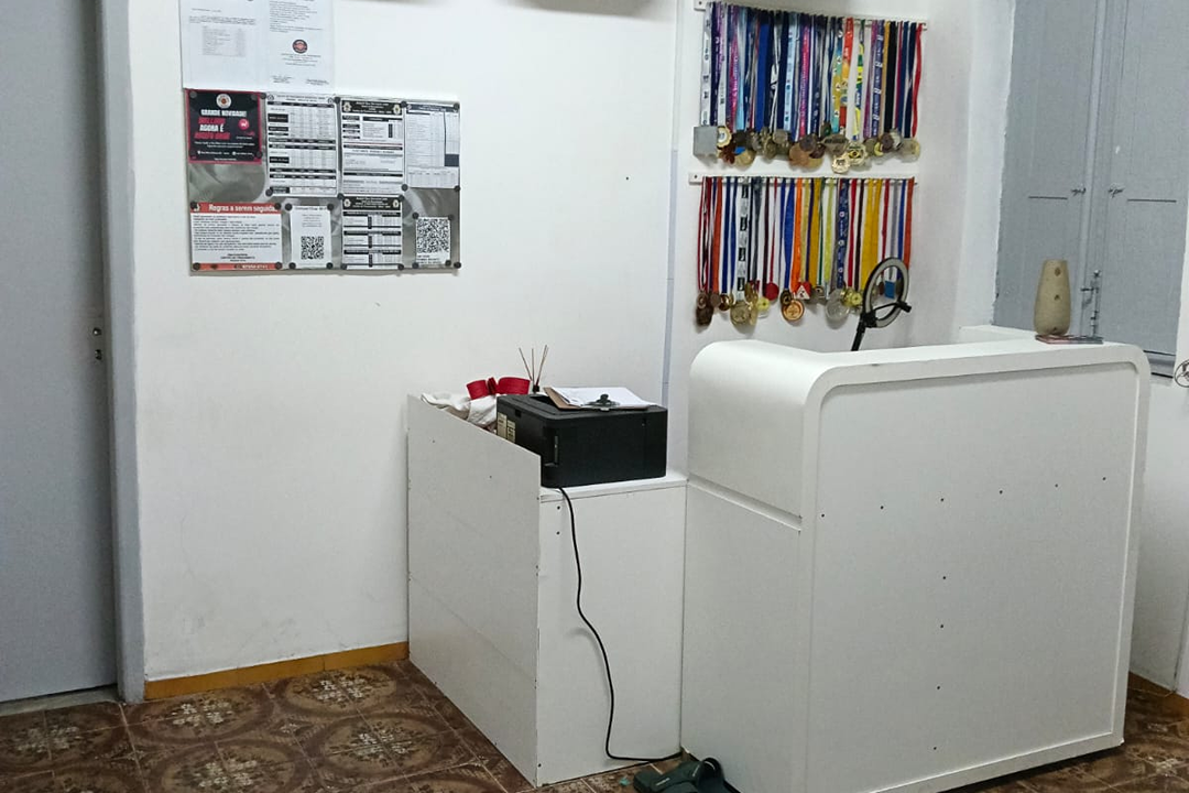 Imagem da estrutura da academia