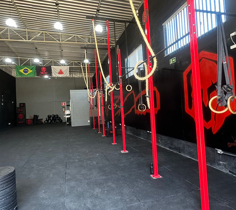 Imagem da estrutura da academia
