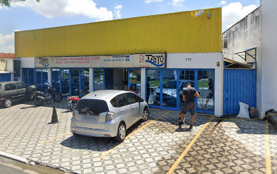 Imagem da estrutura da academia