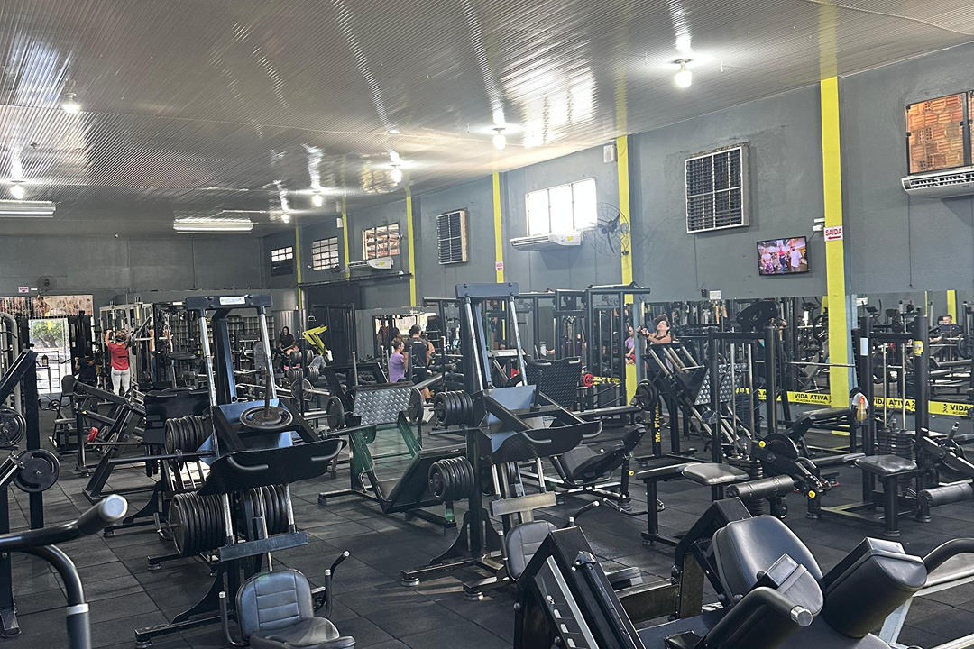 Imagem da estrutura da academia