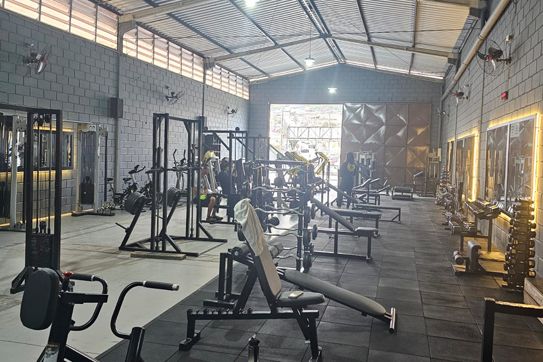 Imagem da estrutura da academia