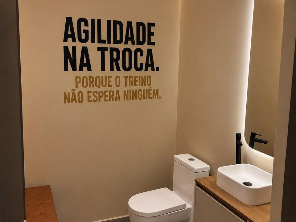 Imagem da estrutura da academia