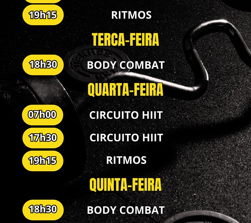 Imagem da estrutura da academia