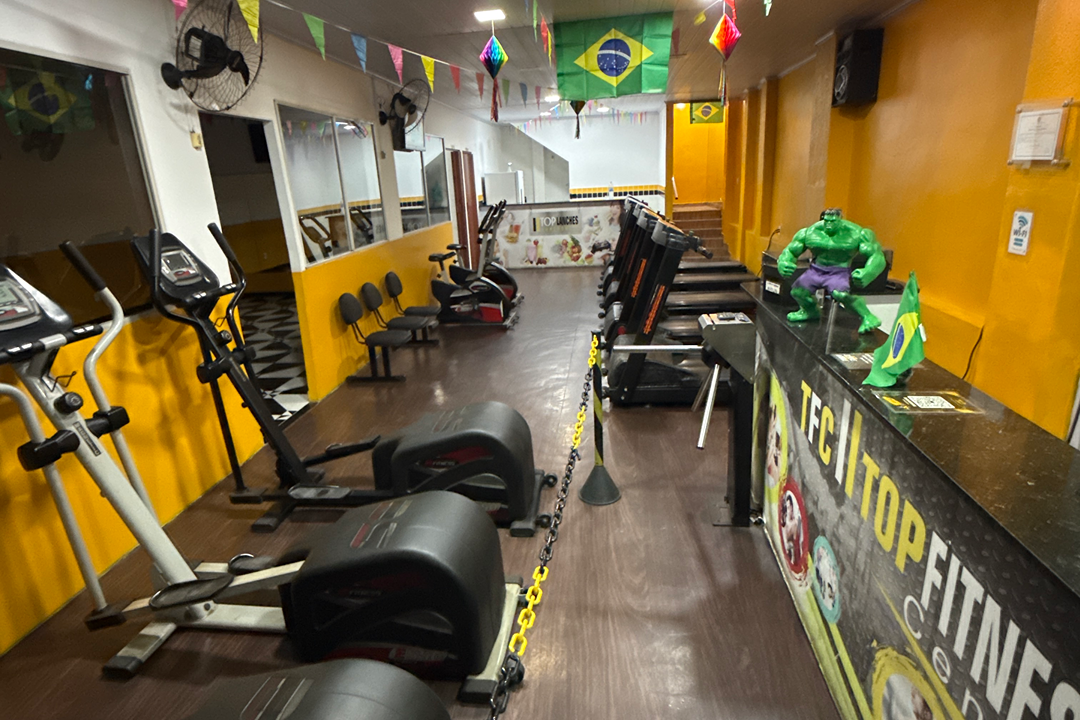 Imagem da estrutura da academia